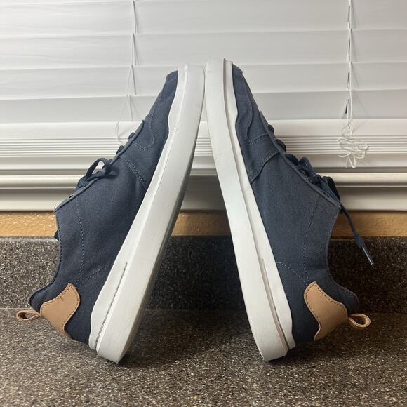 Cole Haan Grand 360 Mens Sz 13 M Shoes Blue Canvas Casual Comfort Sneaker Oxford - Picture 6 of 11